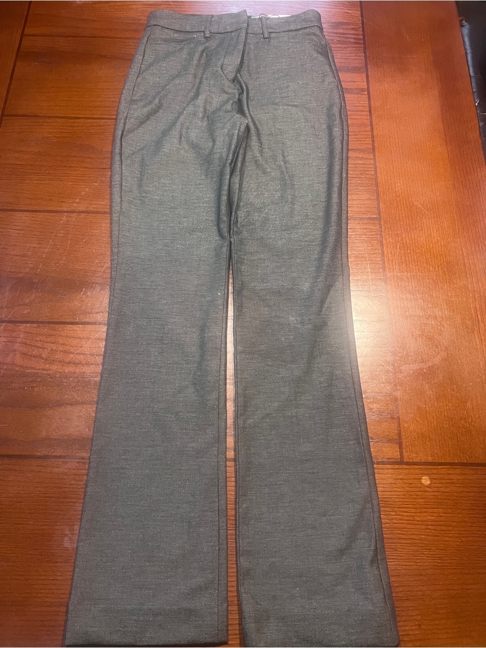 Express Charcoal Grey Boot Cut Dress Pants
